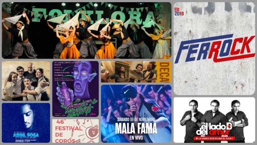 Gran agenda para el fin de semana